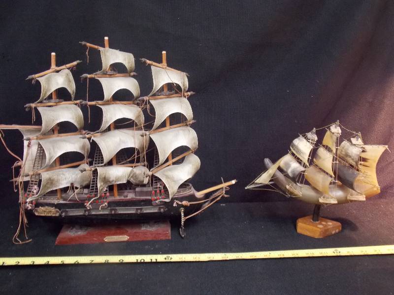 lot 99 image: Lot of 2 Sailing Ships