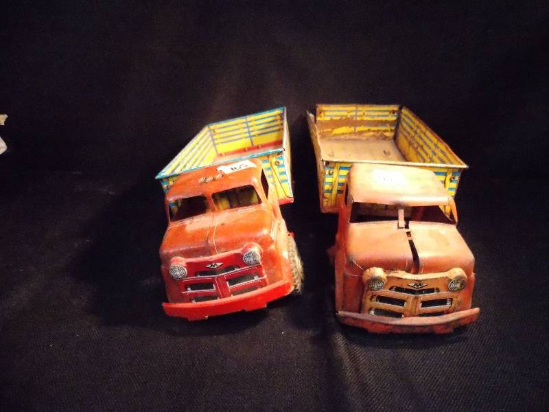 lot 105 image: Lot of 2 Marx Trucks Parts