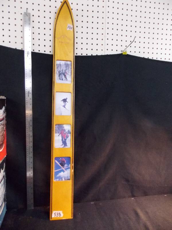 lot 131 image: Snow Ski Photo Hanging