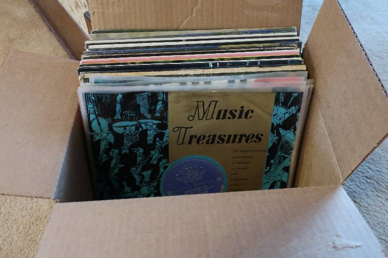 BOX OF 30 LP RECORDS