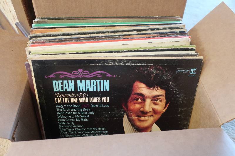 BOX OF 30 LP RECORDS