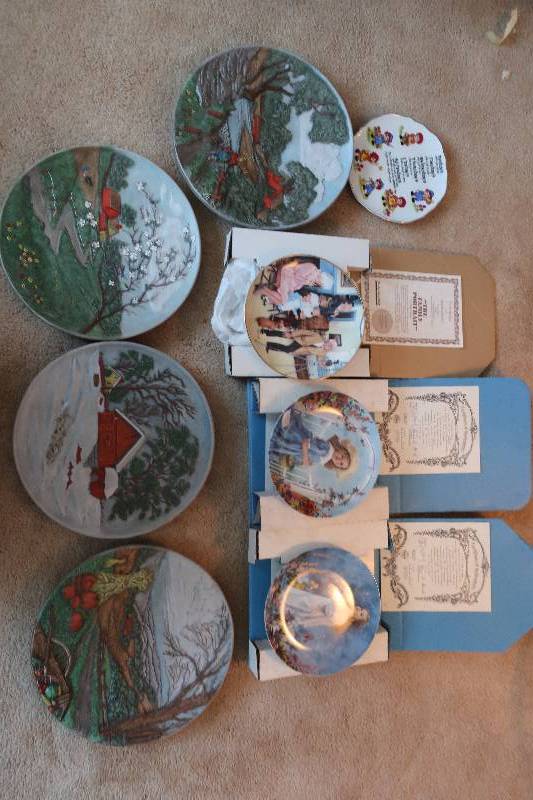 3 COLLECTOR PLATES, RAGEDY ANNE