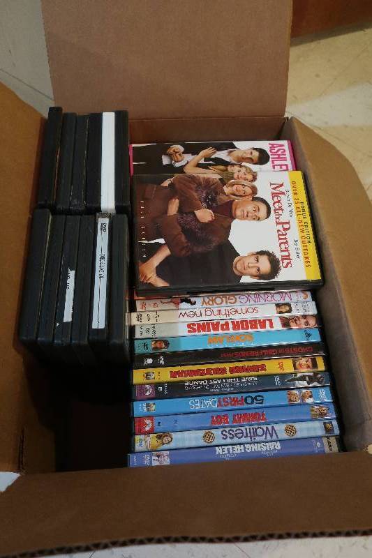 BOX OF 40 DVDS