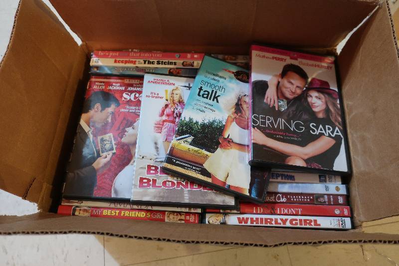 BOX OF 40 DVDS