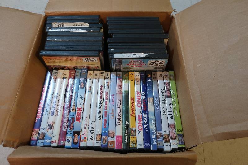 BOX OF 40 DVDS