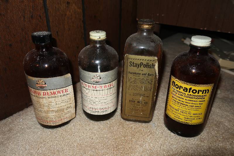 ANTIQUE CHEMICAL BOTTLES