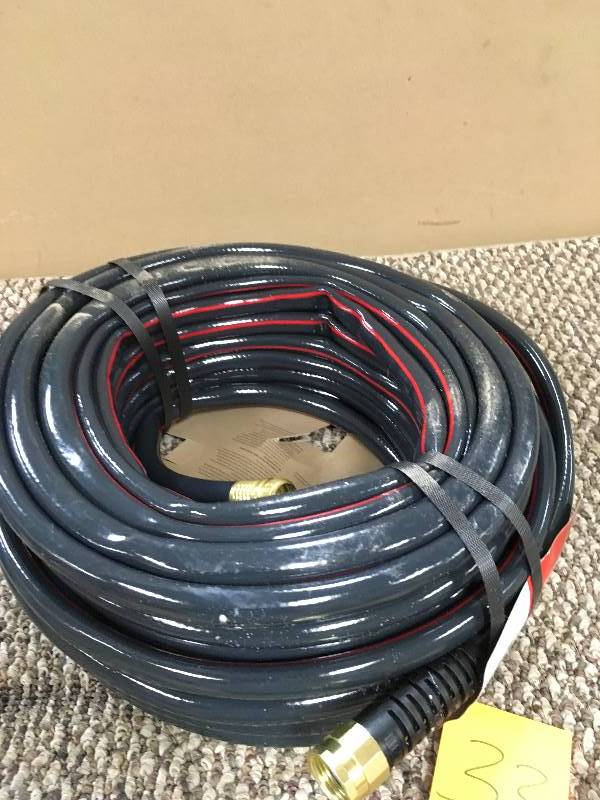 lot 32 image: WaterWorks Commercial Duty 100 Ft. Garden Hose - Open Box
