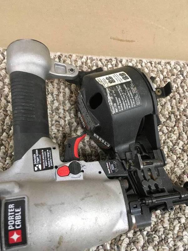 lot 48 image: USED - Porter Cable 15 Degree Coil Roofing Nailer - USED