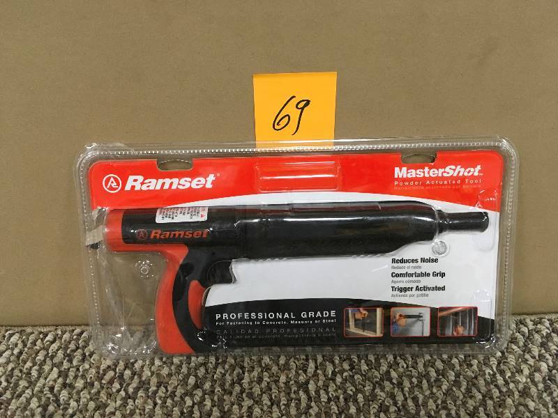 lot 69 image: ITW Brands Ramset MasterShot .22 Caliber Power Actuated Tool - Open Box