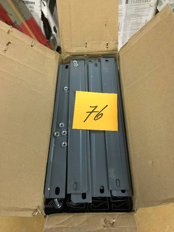 lot 76 image: Edsal HC30127 Steel 7-Shelf Shelving Unit, 750 lbs Capacity, 30 Width x 60 Height c 12 Depth - Open Box