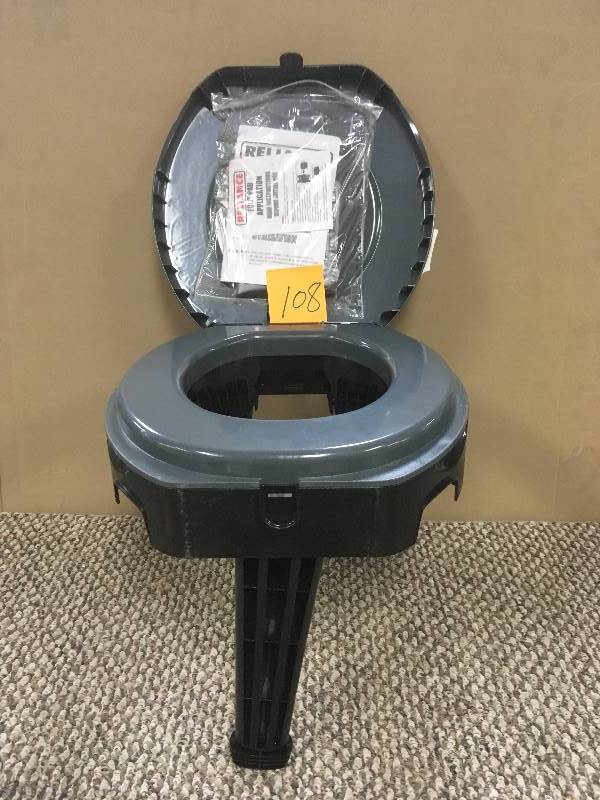 lot 108 image: Portable Camp Toilet - Open Box