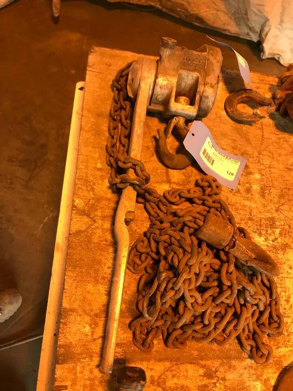 Chain Come Along  Puller