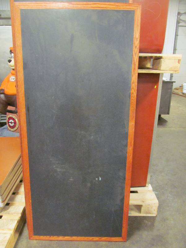 lot 48 image: framed chalk board