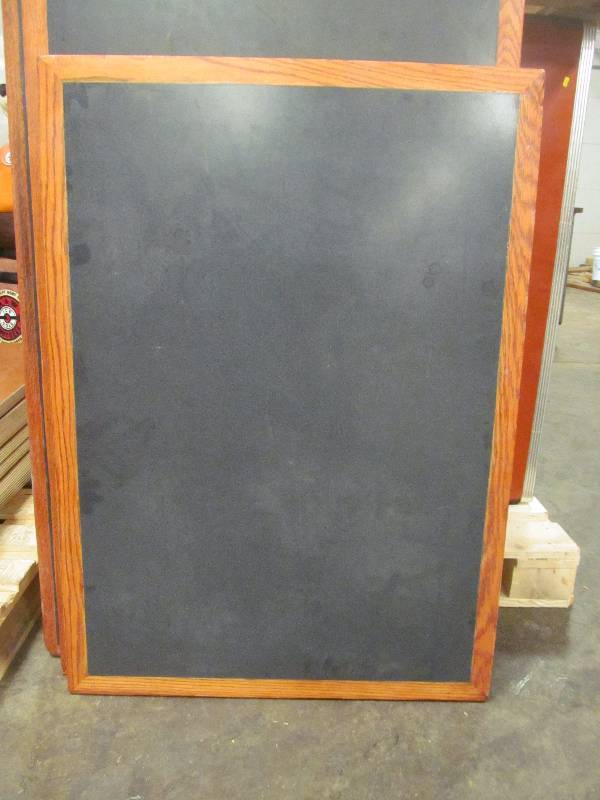 lot 50 image: framed chalk board