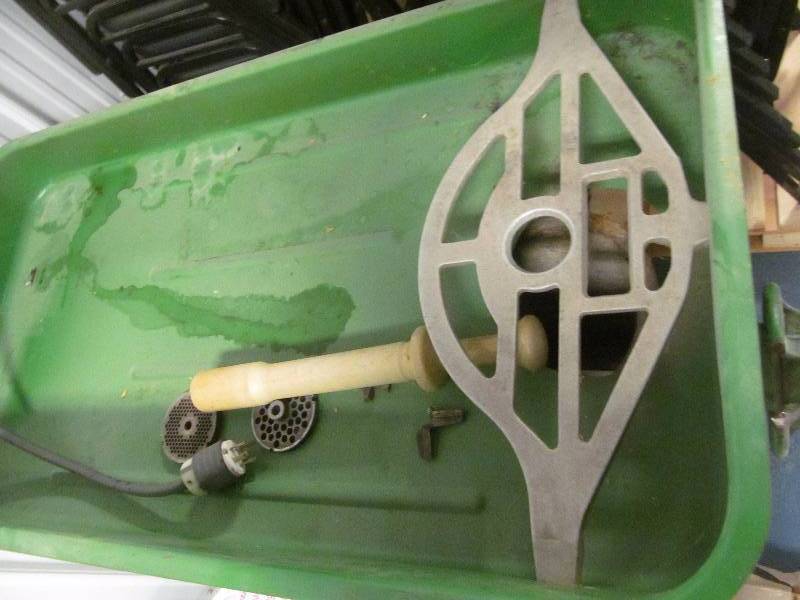 lot 56 image: Hobart food grinder