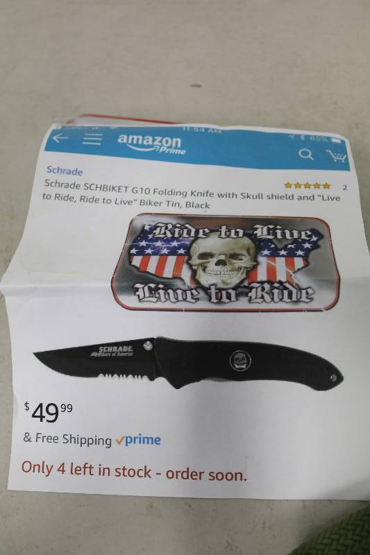 KnivesBiker Tin Case