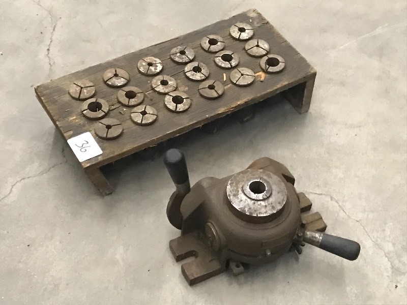 lot 36 image: Vintage Press With Adjustable Dies ...
