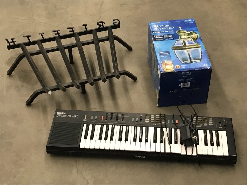 lot 37 image: Lot Of Yamaha Keyboard, Outdoor Se...