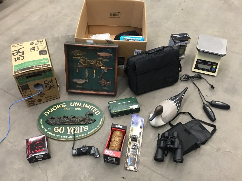 lot 51 image: Box Of Assorted Spool Of Categroy ...