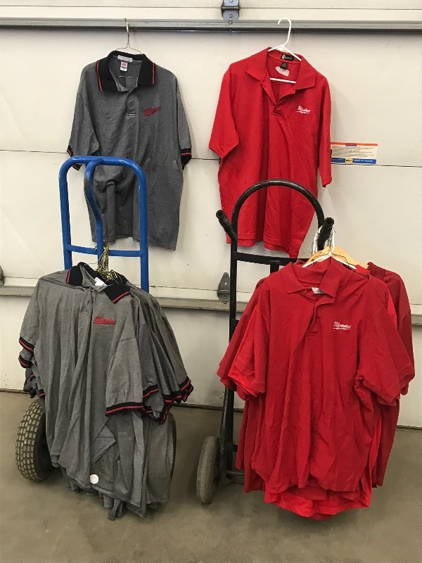 lot 93 image: Huge Lot Of Milwaukee Work Shirts (...