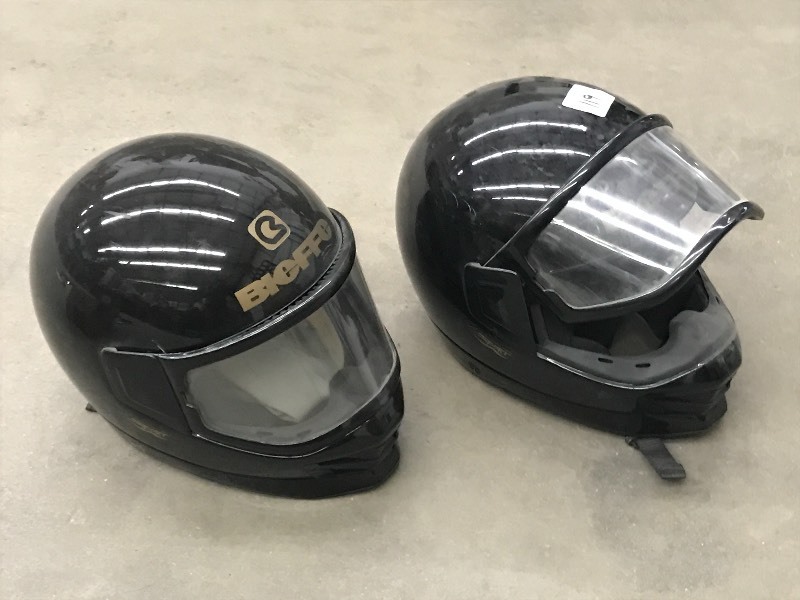 lot 119 image: (2) Bieffe Snowmobile Helmets...
