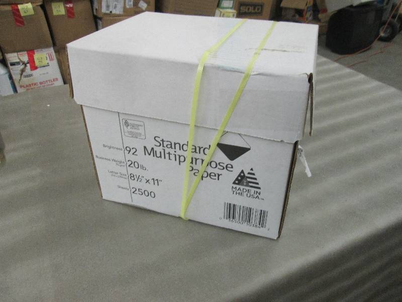 lot 11 image: Case of 2500 Sheets 20 lb Paper...