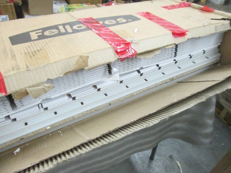 lot 26 image: Fellowes Storage Bin Shelving...