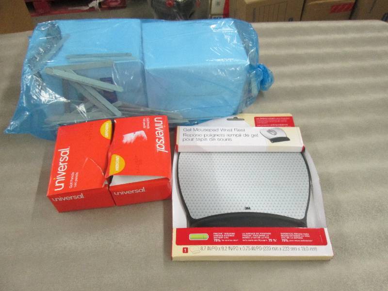 lot 38 image: 2 Open Boxes of Craft Sticks, Mouse...