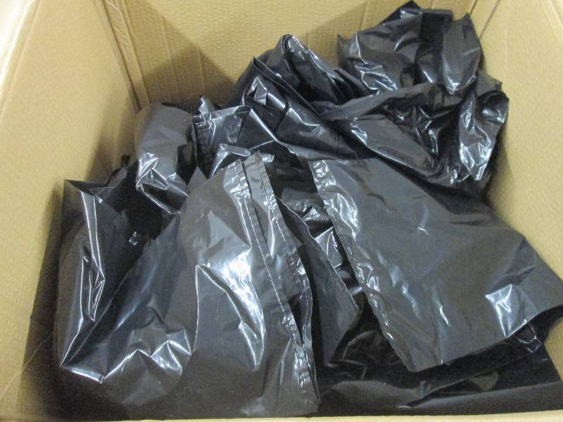 lot 41 image: Open Box of Large Trash Can Liners,...