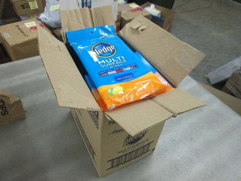 lot 49 image: Box of 12- 25 Packs Pledge Multi-Su...