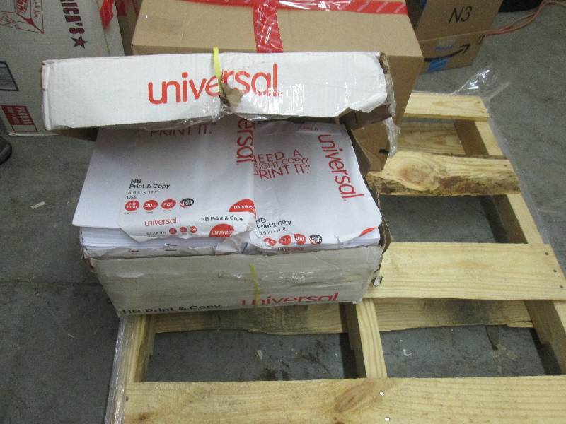 lot 77 image: 9 Open Reams 8.5x11  20 lb paper...