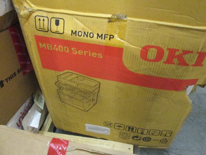 lot 91 image: OKI MB472w All-in-One Monochrome LE...