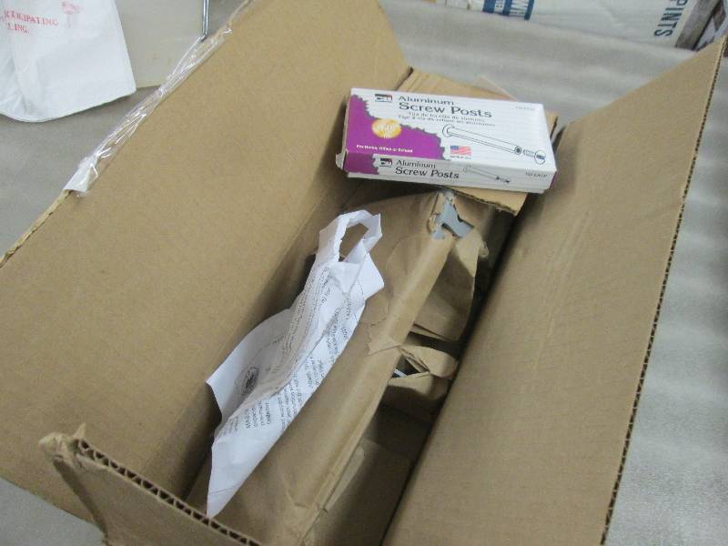 lot 116 image: Wall Mount , Box of Aluminum Screw ...