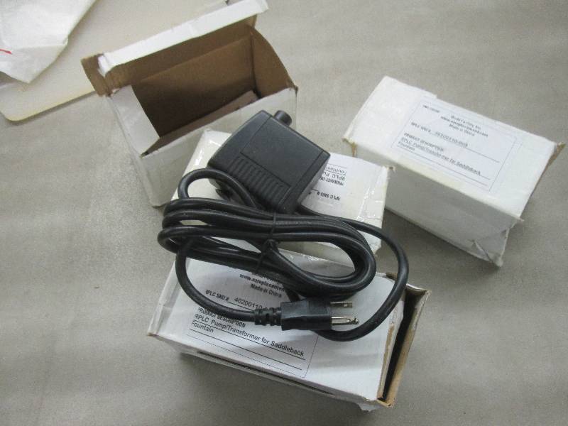 lot 134 image: Lot of 4 Replacement Fountain Pumps...