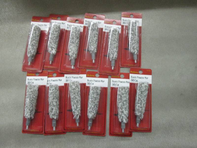lot 156 image: Lot of 12 Outers 50 Caliber Black P...