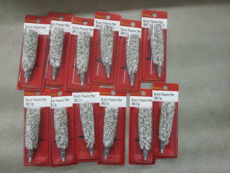 lot 158 image: Lot of 12 Outers 50 Caliber Black P...
