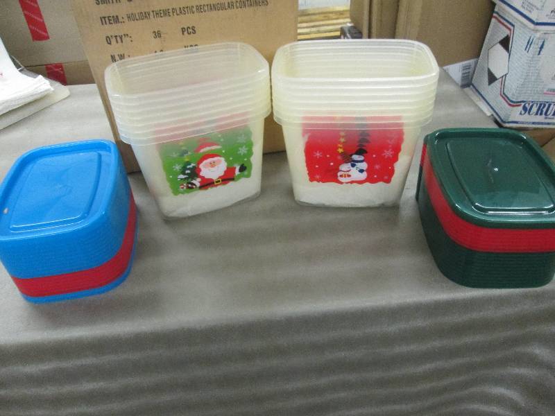 lot 184 image: Case of 36 Holiday Themed Rectangul...