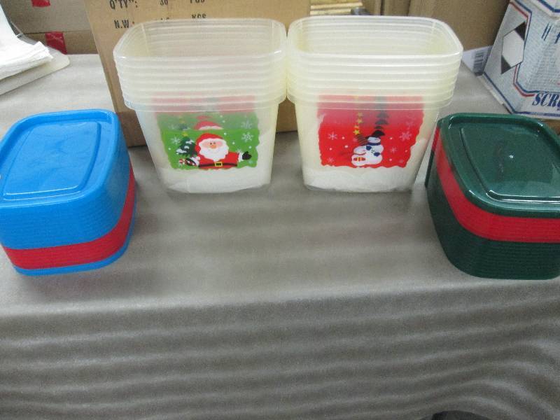 lot 185 image: Case of 36 Holiday Themed Rectangul...