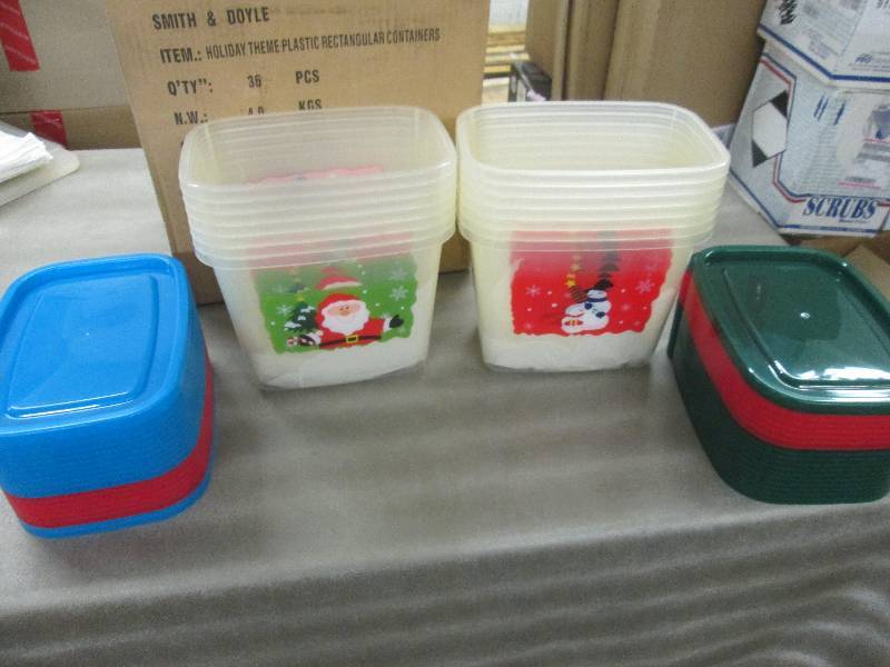 lot 186 image: Case of 36 Holiday Themed Rectangul...
