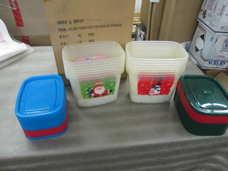lot 188 image: Case of 36 Holiday Themed Rectangul...