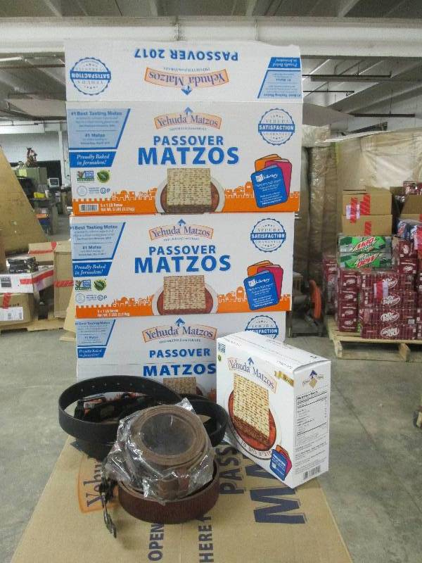 lot 204 image: 2.5 Boxes of Yehuda Passover Matzos...
