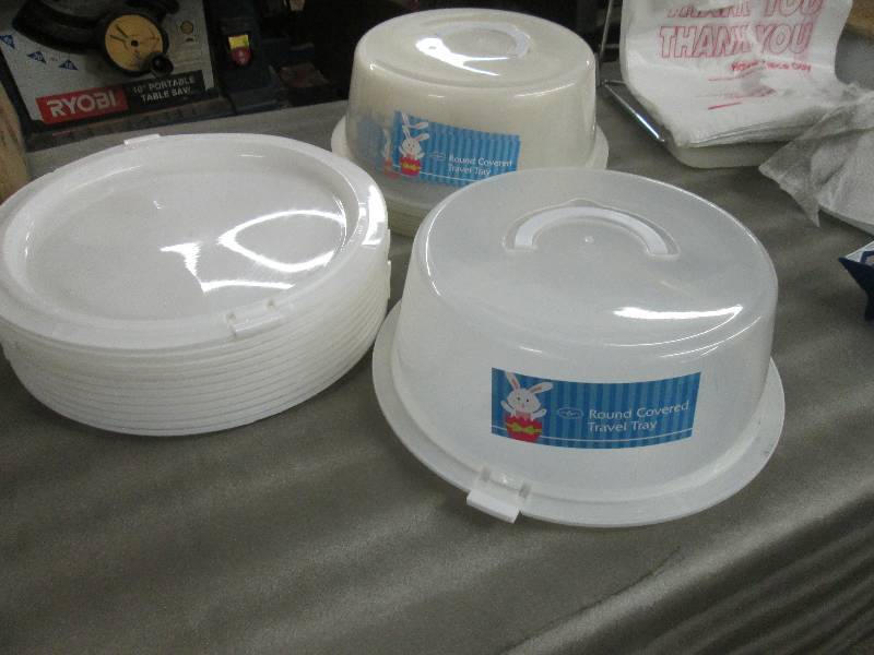 lot 231 image: Case of 12 Easter Round Travel Tray...