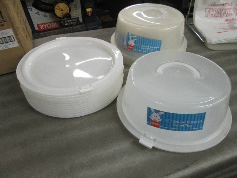 lot 232 image: Case of 12 Easter Round Travel Tray...
