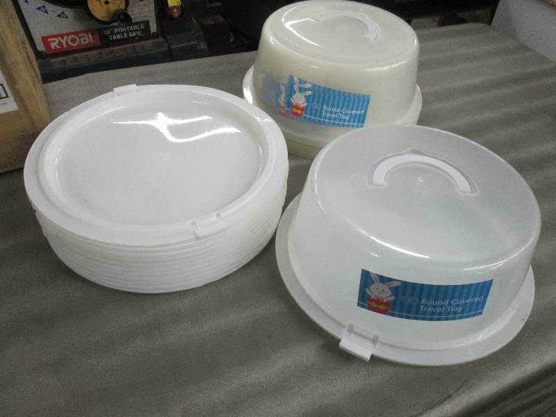 lot 234 image: Case of 12 Easter Round Travel Tray...