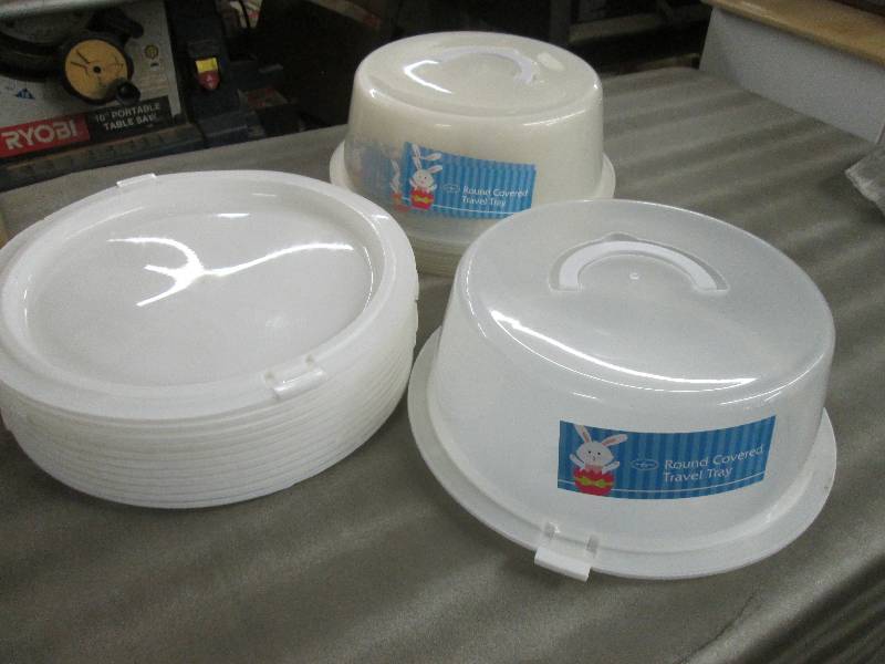 lot 240 image: Case of 12 Easter Round Travel Tray...