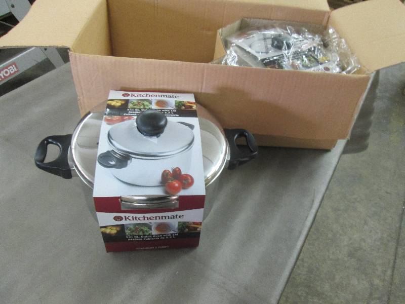 lot 338 image: Lot of 2 Kitchenmate Stainless Stee...