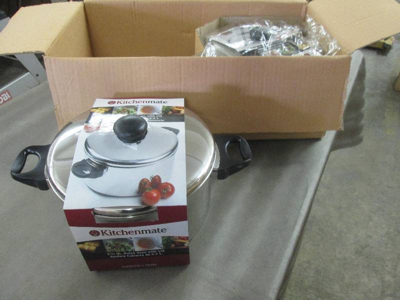 lot 339 image: Lot of 2 Kitchenmate Stainless Stee...