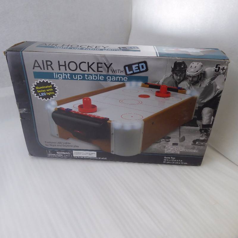 Brand New Tabletop Air Hockey Game with LED Lights