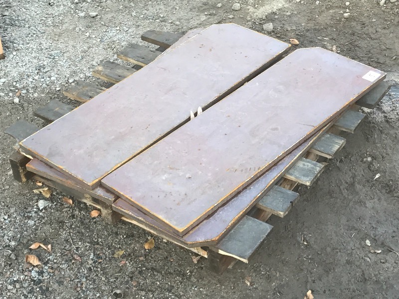 Lot Of (4) 58 Thick Steel Plates ...