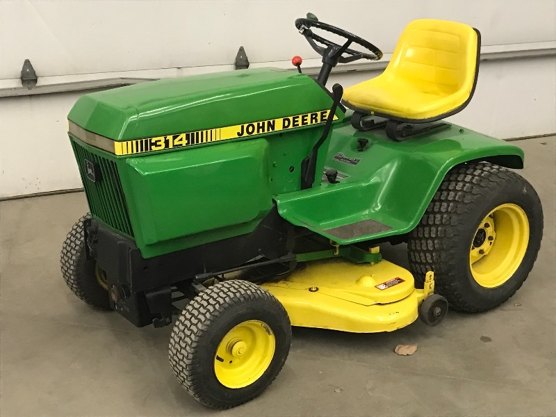 John deere 314 garden tractor sale